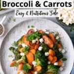 how to roast carrots and broccoli.