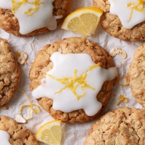 lemon oatmeal cookies.