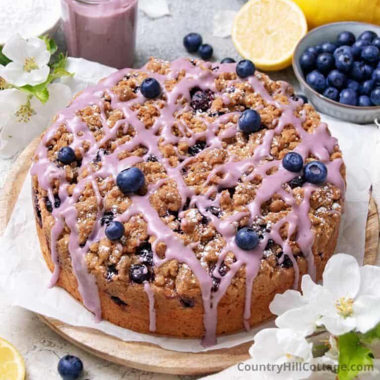 blueberry coffee cake.