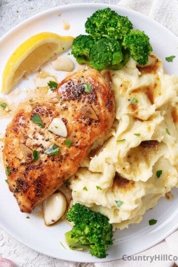 garlic butter chicken.