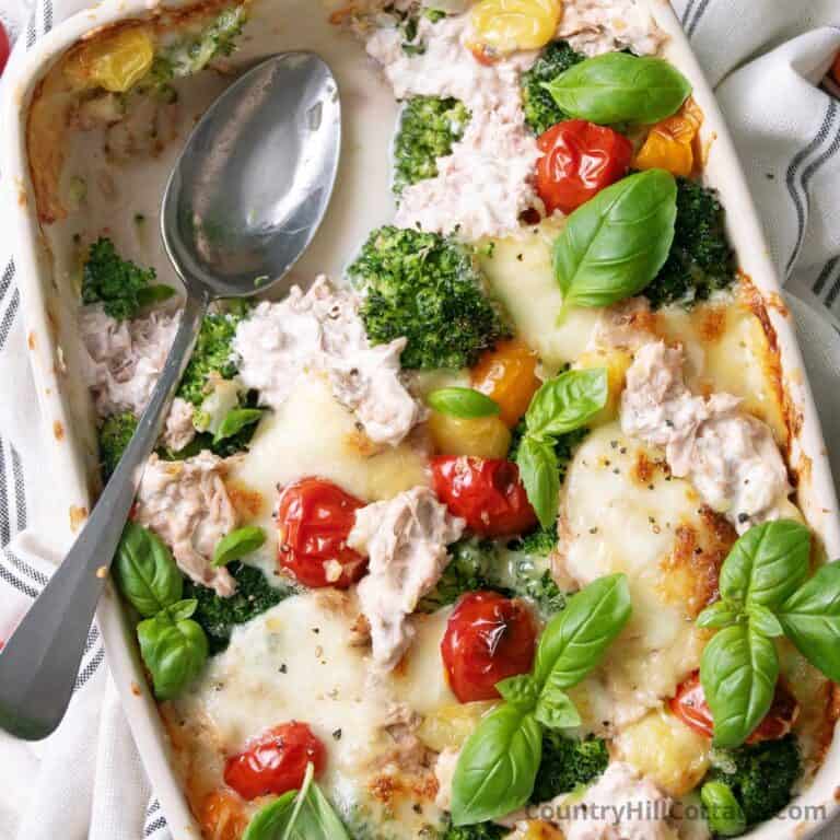 tuna and broccoli casserole.