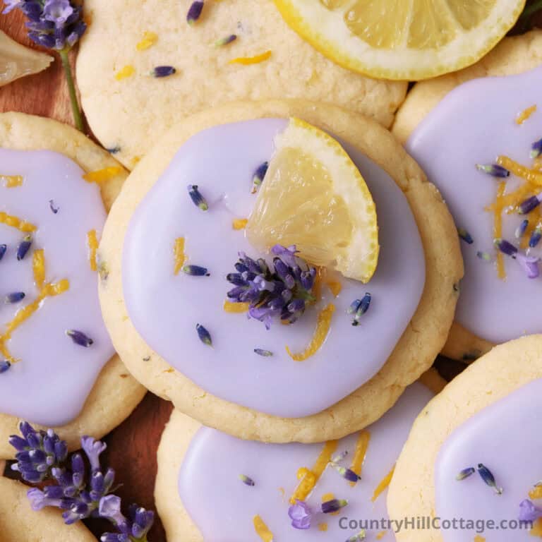 lemon lavender cookies.