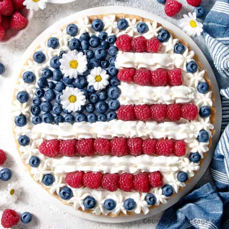 4th of July fruit pizza.