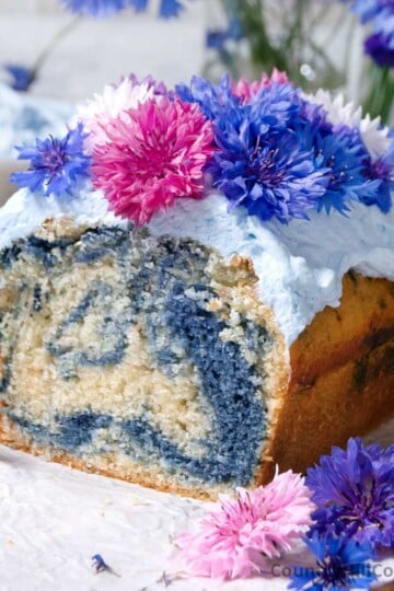 cornflower cake.