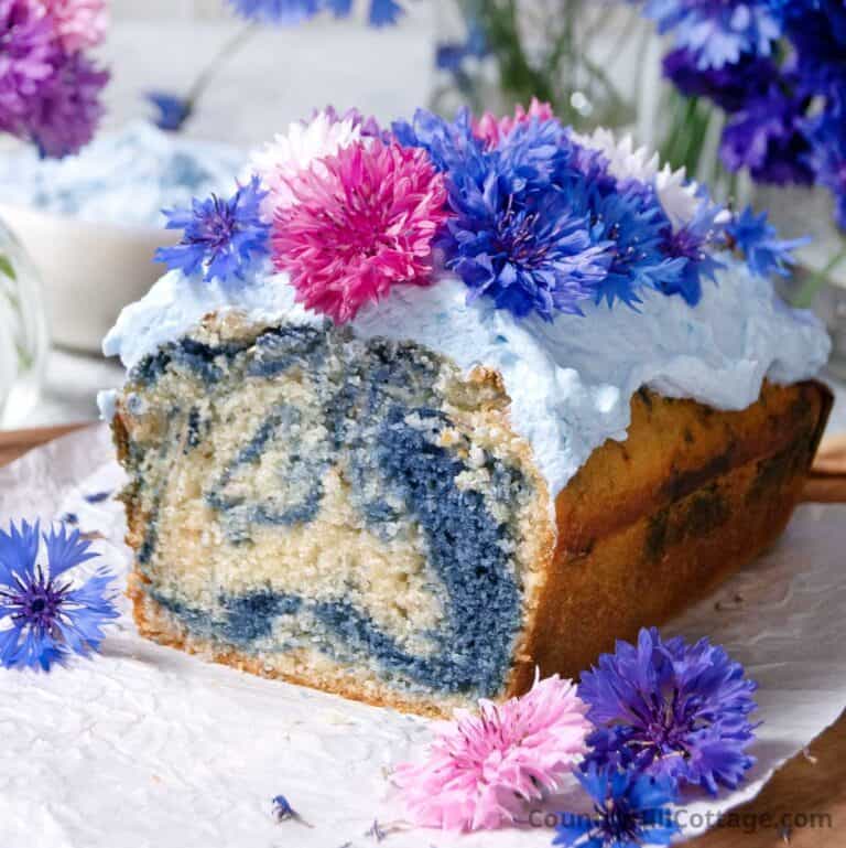 cornflower cake.