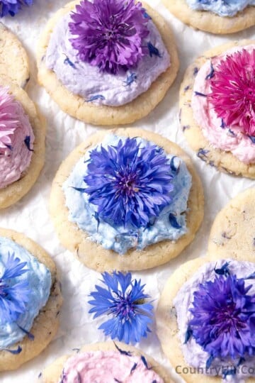 cornflower cookies.
