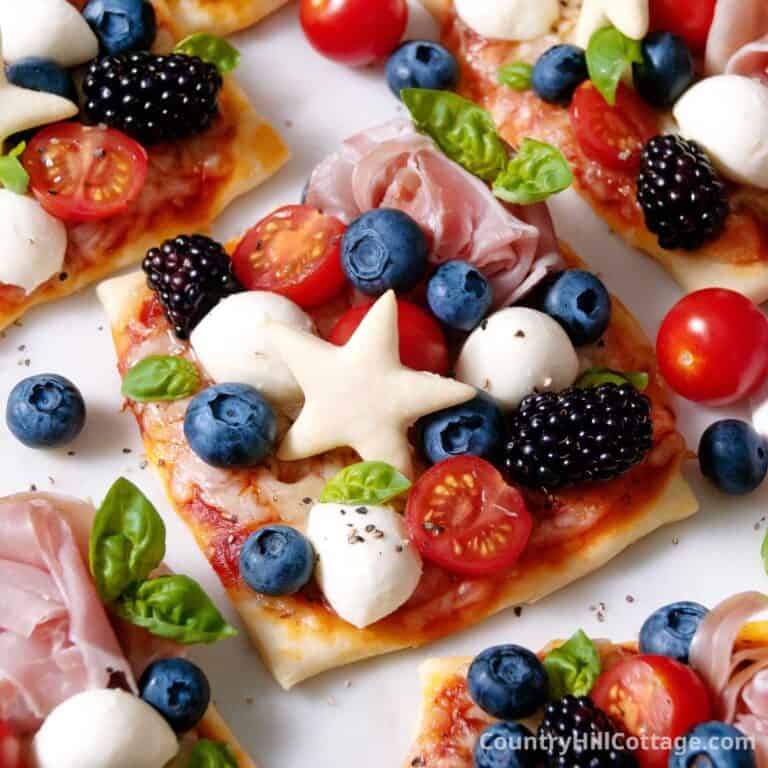 patriotic pizza.